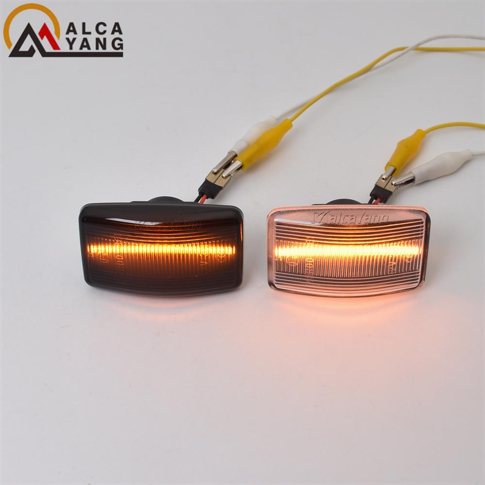 2Pcs Car Side Marker Lights Turn Signal for Lexus LS400 Toyota MR2 Starlet Carina Celica Corolla Land Cruiser Car Fender Lights