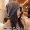 Autumn and Winter Hats, Women's Big Head Circumference Shows Their Face, Small Pile Hats, Gypsy Wool Knitted Hats, Warm Bald Hats