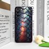 Creative Black Golden Scale Texture Printed Phone Case for OPPO Realme 14 Pro Plus 13 12 Lite 11 10 Pro+ X7PRO Ultra Soft Cover