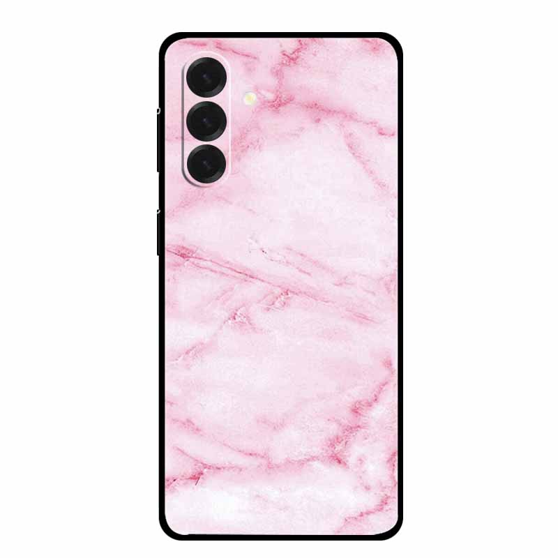 For Samsung Galaxy A17 Cases Marble Painted Black Silicone Back Cover Case for Galaxy A17 5G Protective Shell A17 Texture Bumper