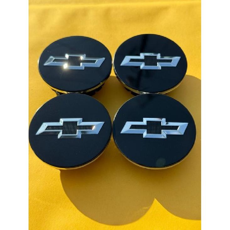 4PCS 58mm Black Wheel Rim Center Hub Caps For EQUINOX CRUZE VOLT MALIBU 2.32''