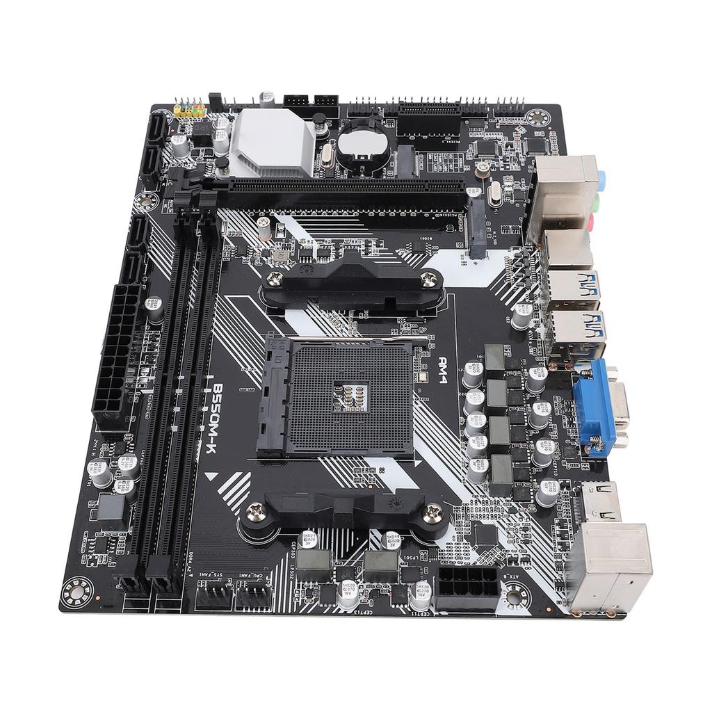 B550M K Motherboard M ATX DDR4 Maximum 64GB NVME M.2 PCIe 3.0 SerialATA 3.0 USB 3.0 HD VGA Compatible Gaming Motherboard