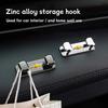 Metal Alloy Car Hook Styling Hooks Storage Accessories For Chevrolet Corvette Montana TrailBlazer Silverado Traverse Camaro Bolt