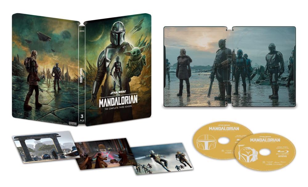 

The Mandalorian Season 3 Edition Steelbook Blu-ray Collector s (Limited Quantity) [Blu-ray]