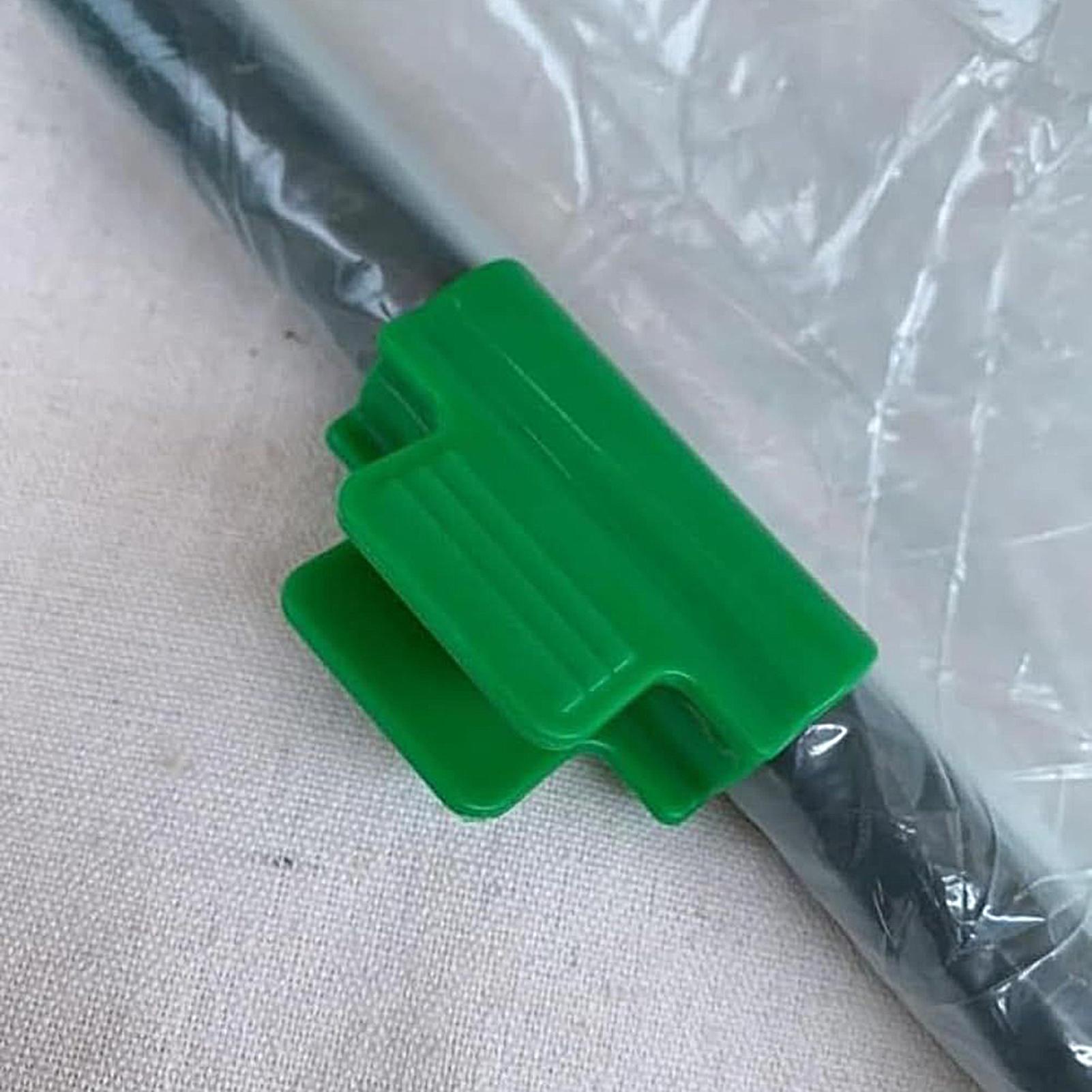 Garden Clips 100 Pieces Grow Tunnel Clips Reusable Clamp For Planting Frame Covering Netting Garden Hoop Winter Tunnel Gardening China Mainland
