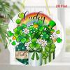 2D Flat Acrylic Lucky Clover Decoration, Indoor and Outdoor Decoration - No Battery/electricity Required, Shop Decoration, Durable Outdoor Decoratio