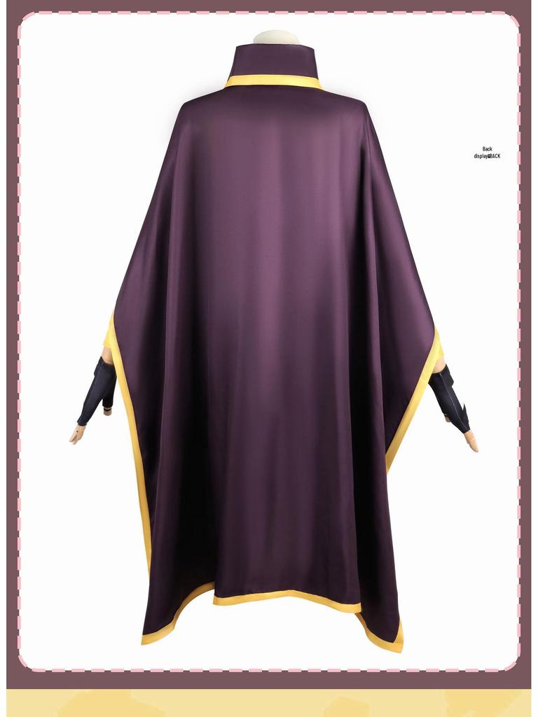 Megumin Cosplay Kostým - Kompletní sada magického roucha na Halloween