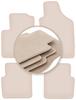PREMIUM beige Fußmatten für: Fiat 500 Cabriolet, Schrägheck 2007-2013