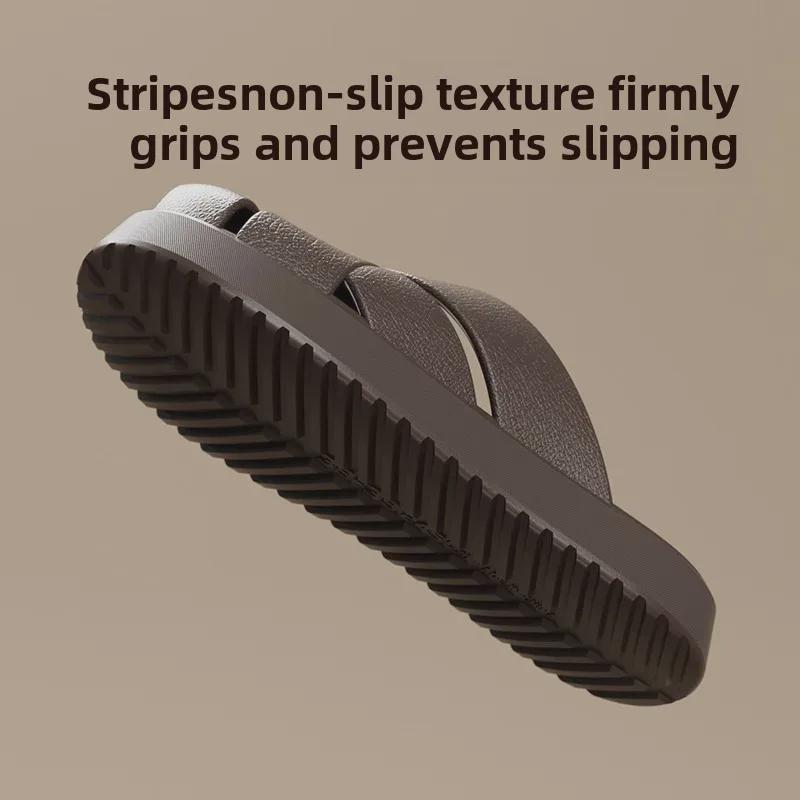 Unisex Geräuschlose Haussandalen mit weicher Sohle - Rutschfeste Sommerschuhe zum Baden & für den Außenbereich