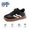 Kids Casual Sneakers Boys Girls Low Top Rubber Sole Breathable Synthetic Leather Magic Tape Shoes