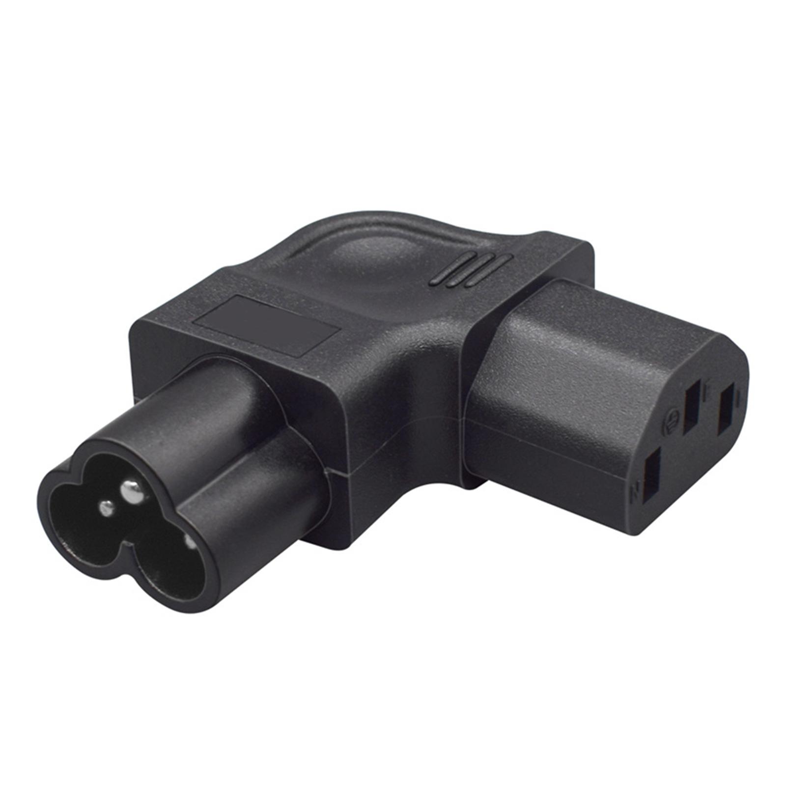 

IEC320 C6 - C13 Правосторонний изгиб вилки питания Plum Blossom Male - C13 Female боковой изгиб адаптера-переходника