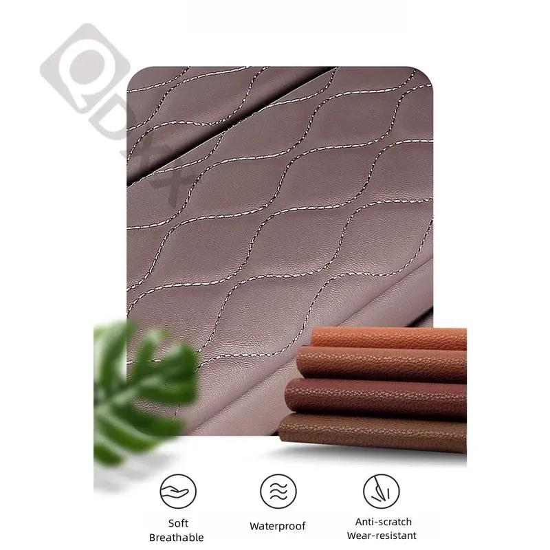 Car Armrest Cover Pad For Mercedes Benz GLC X253 2016- EQC - Leather Anti-Scratch Center Console Cover Cushion