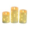 Twinkling Fairy Light Remote Controlled Flameless Lights Dual Flame Styles Soft Glam Neutral Home Styling Paraffin LED Candle