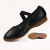 Genuine Leather Soft Ballet Shoes Women Real Leather Ballet Dance Shoes Girls Yoga Train Latin Jazz Waltz Ballroom Dance Shoes