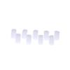 10Pcs/Lot White Right Hand Plastic 6*10 (2A) Worm Turbine 0.5 Module Reduction Gears Diy Model Parts