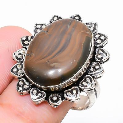 Mookaite Gemstone 925 Sterling Silver Jewelry Ring Size 7 M1k11