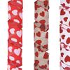 Day Assorted Heart Printed Ribbons for DIY Holiday Wedding