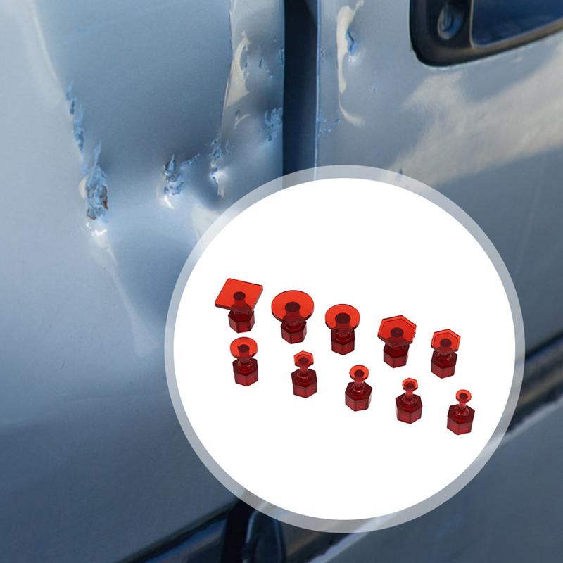 Glue Tabs For Dent Removal Multipurpose Car Body Dent Removal Glue Tabs Automobile Dent Repair Tool Reusable Dent Repair Tabs