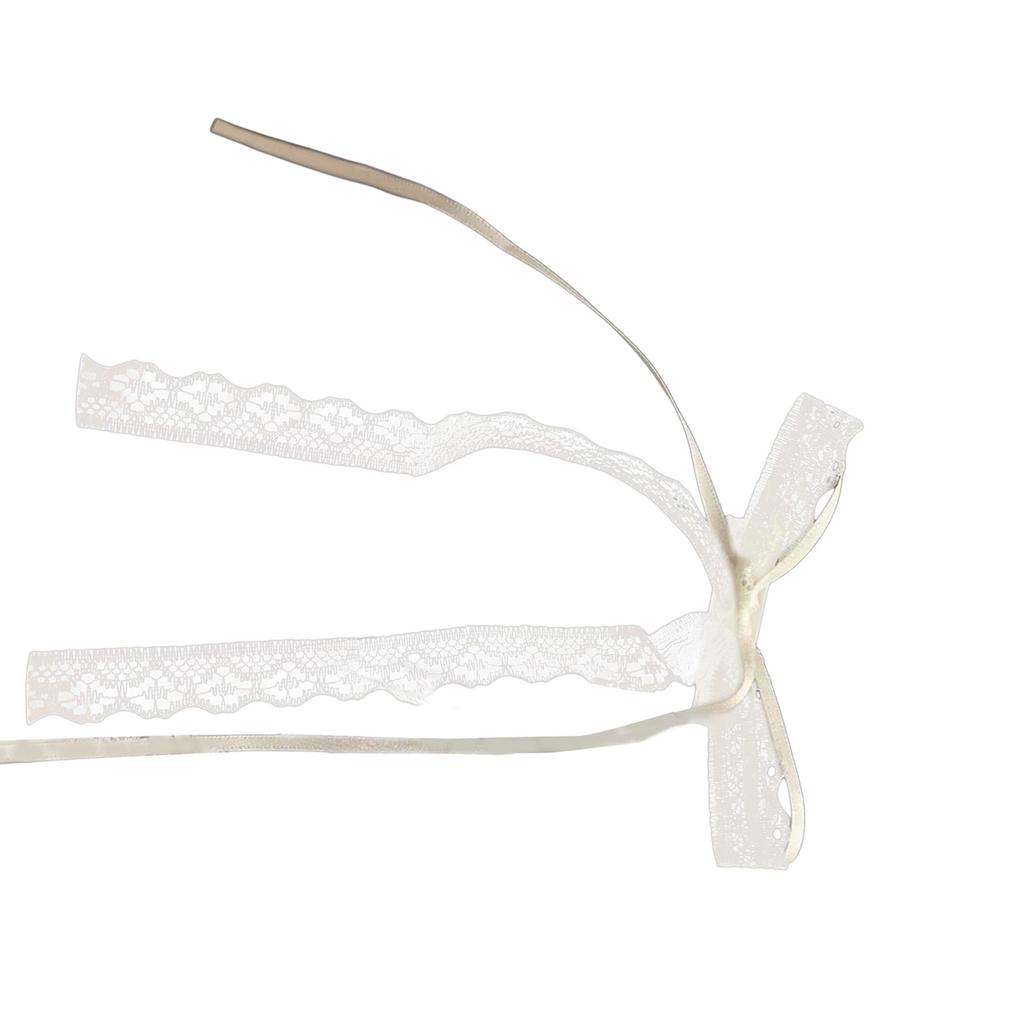 Long Ribbon Hair Bows Lace Bowknot Hair Clip Korean Style Hair Clip Women Braids Holder Nonslip Barrettes Hair Decors
