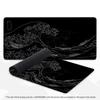Japanese Mouse Pad Gamer Waves Playmat Gray Art Aesthetics XL Computer Home HD Mousepad XXL Office Soft Non-Slip PC Table Mat