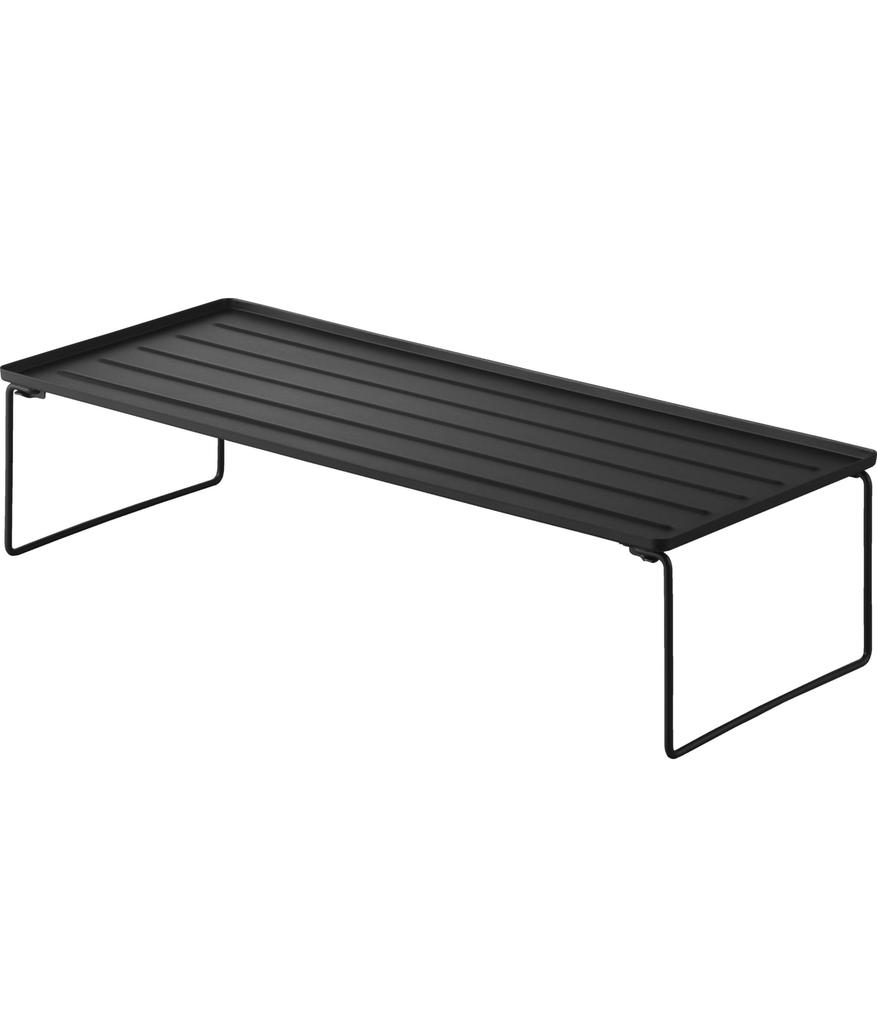 Yamazaki Tower Folding Shoe x D27 x x D x Cabinet No Assembly Product Number 10363 Rack, Black, Dimensions W66.4 H16.3cm (W H), Stackable, Under-Shoe