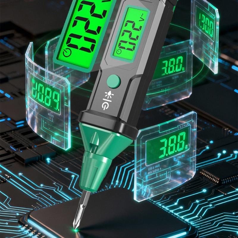 Multifunctional Circuit Detector for Voltage Broken Wire and Leakage Detection Safe Practical Design Electrician Use