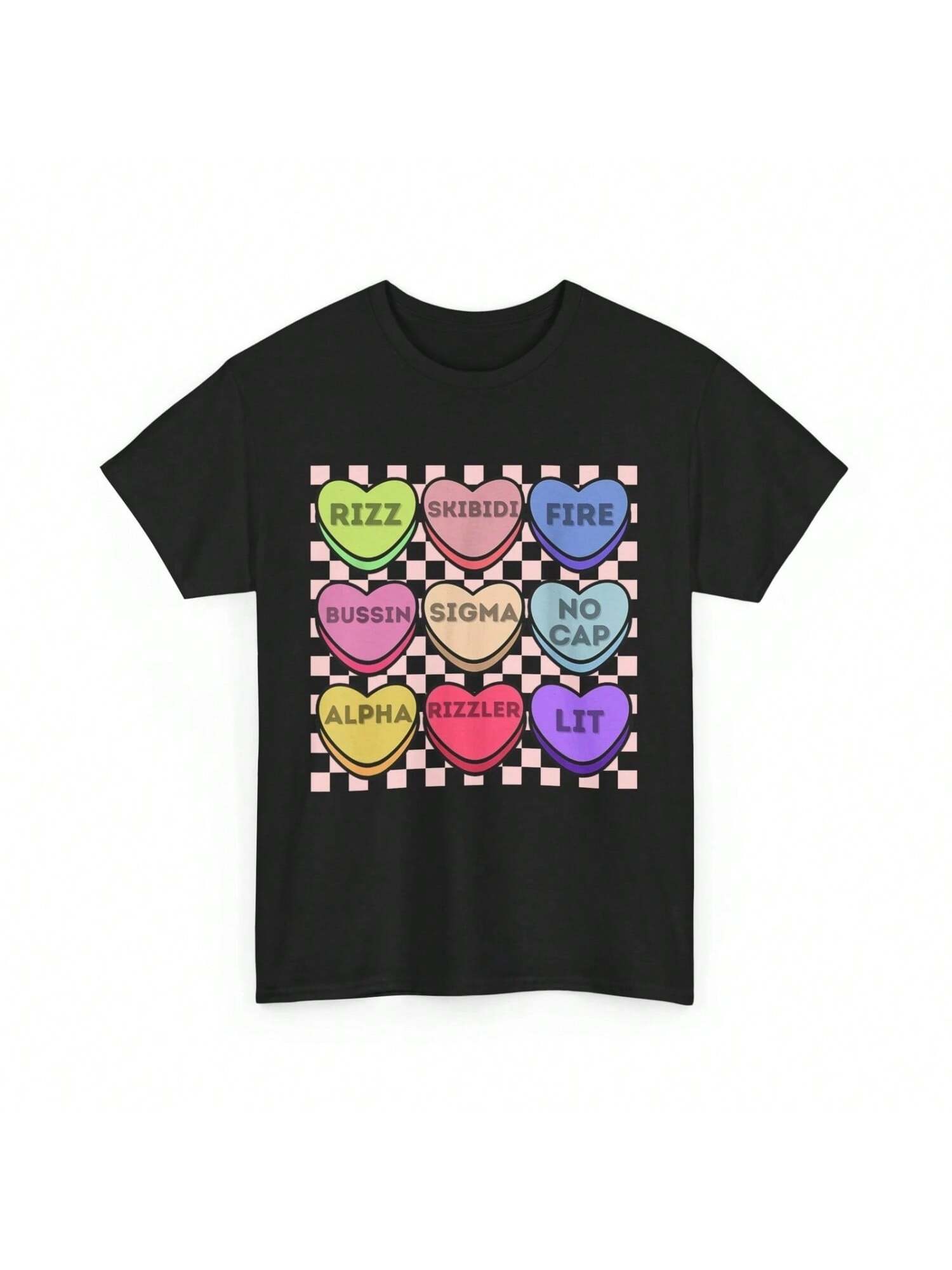 Skibidi Valentine Day Funny Rizz No Cap T Shirt S разноцветный