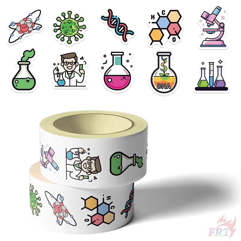 500Pcs/Roll Q Chemical Experiment Kids Rewards Stickers - DIY Scrapbooks Album Decor Sealing Label Decals