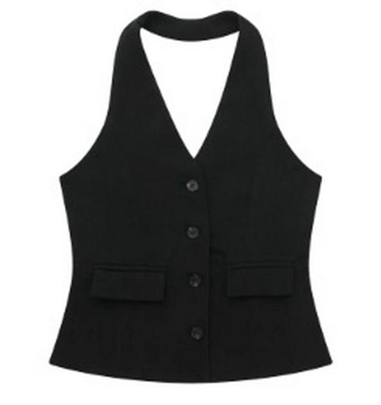 

Женский весенне-летний комплект жилет и шорты TRAFZA - европейский и американский стиль XS