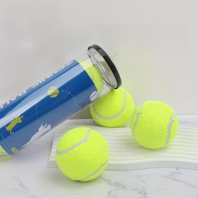 Juguetes para Perros Pelota de Tenis Elástica - Pelota de Entrenamiento de Goma Resistente a Masticar y Morder para Perros Grandes, Medianos y Pequeños
