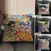 Comic Anime M-Mermaid Melody Pichi Pichi Pitch 5 Pillow Case Natural Linen Double-Sided Printing Sofa Home Decor Cushion Cover