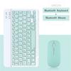10 Lnch Wireless Bluetooth Mini Keyboard For iPad Phone Tablet Portable Bluetooth Keyboard and Mouse For Samsung Android