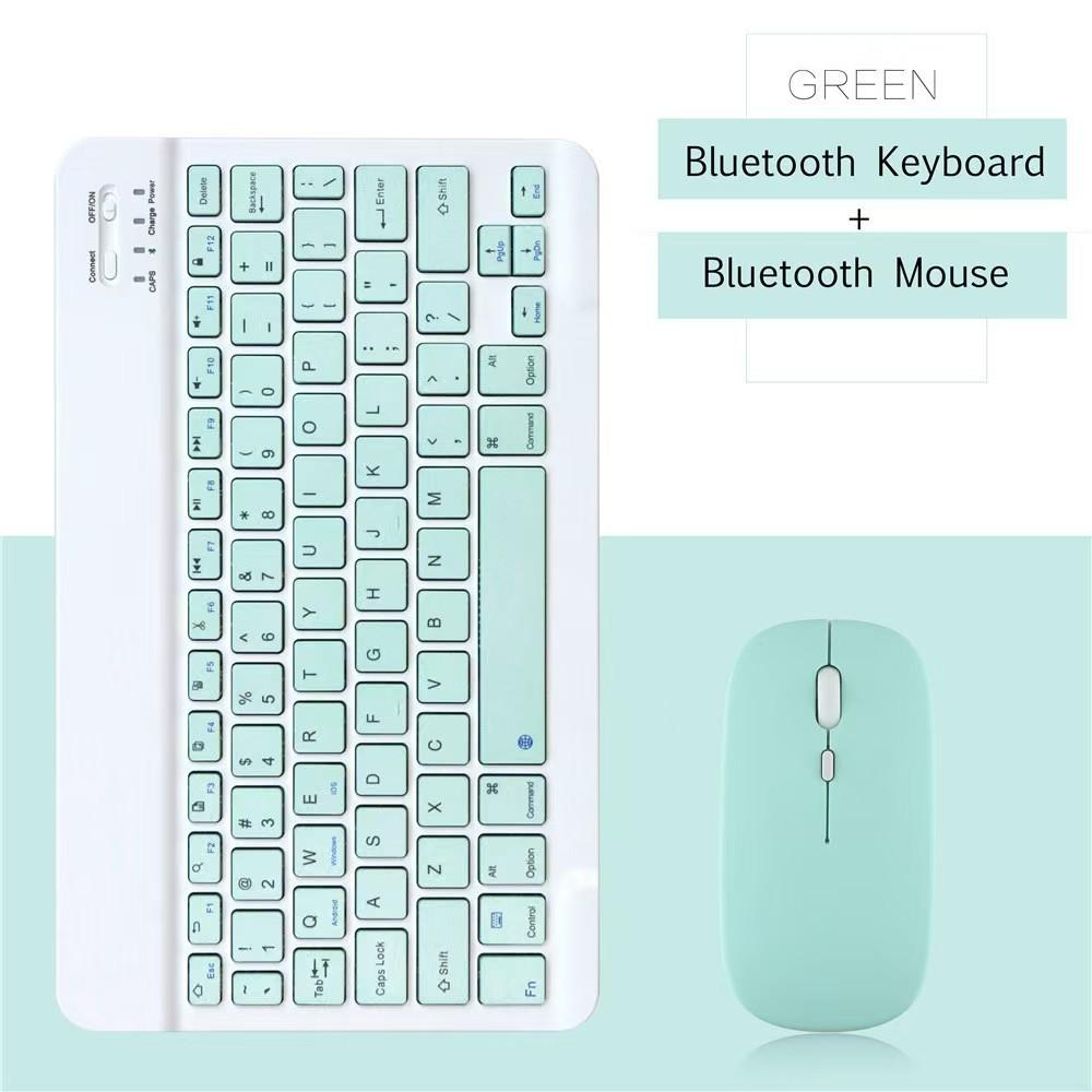 10 Lnch Wireless Bluetooth Mini Keyboard For iPad Phone Tablet Portable Bluetooth Keyboard and Mouse For Samsung Android