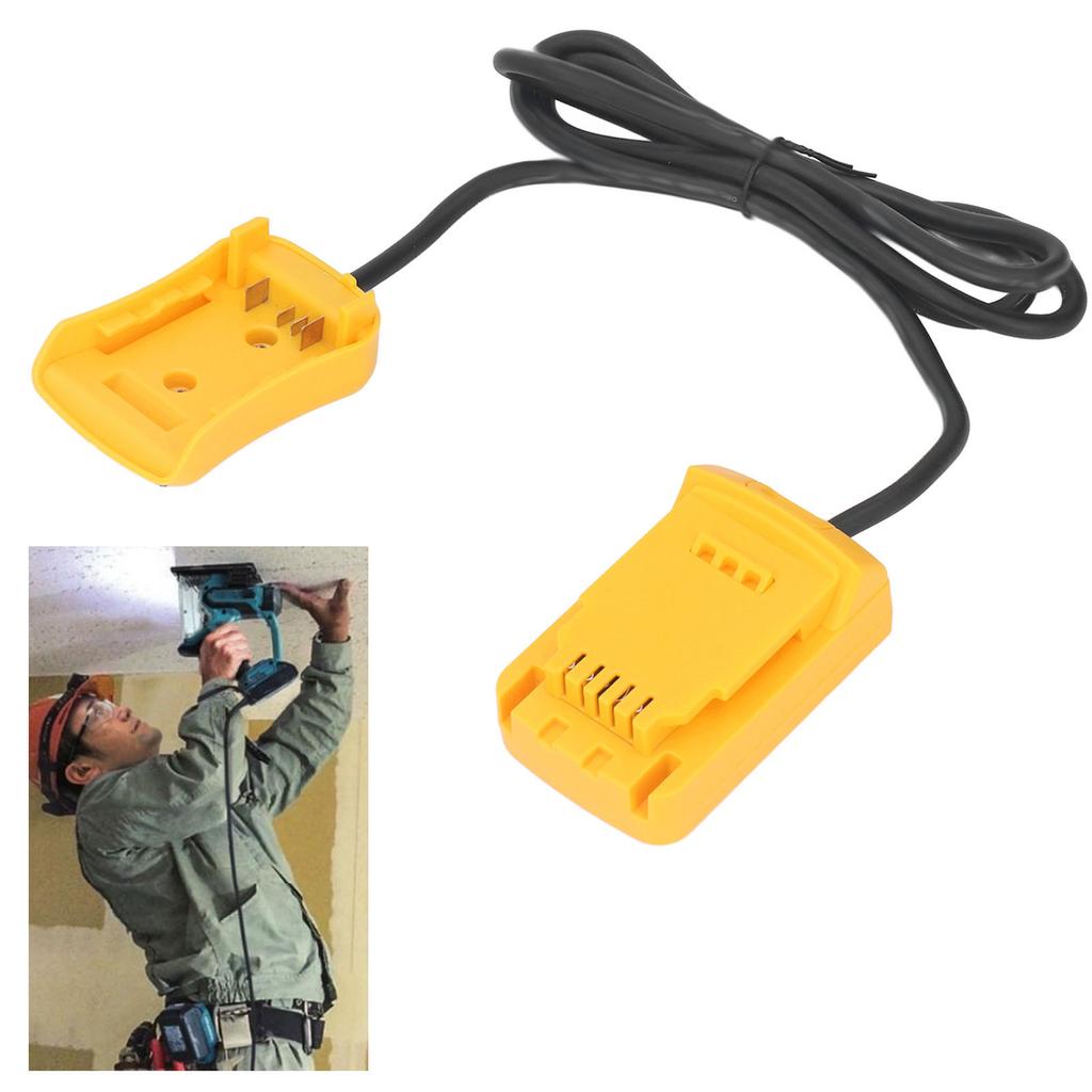 Lithium-Batterie-Adapter Verlängerungskabel Gewichtsreduzierer für 60V Schnittstelle Elektrowerkzeuge mit Gürtelclip