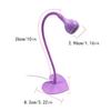USB Plug In Desktop Nail Light 360 Degree Adjustable Nail Drying Lamp UV LED Nail Lamp  Home Use