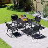 Folding Outdoor Table and Chair Set with Storage Bag - Quick Fold, Easy Store, Perfect for Fishing, Picnics, and Night Markets