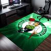 Boston Basketball Rug Office Carpet Non-Slip Mat, Chair Rug Floor Covering for Gaming, Bedroom, Living Room , Home Decor Christmas Gift