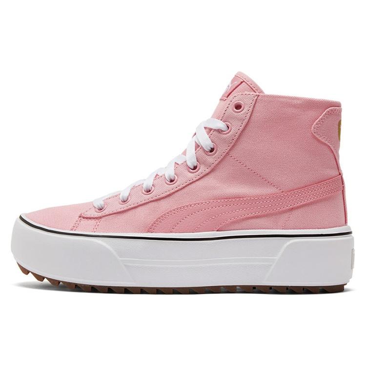 (WMNS) PUMA Sneakers Kaia Mid CV Pink/White Women s 384409-03 EU 37.5