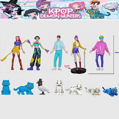 4 Stil Kpop Dämonenjäger Actionfigur Spielzeug Derpys Tiger Rumi Mira Zoey Sussy Figur Puppe Für Fans Geschenk Sammlung Modell