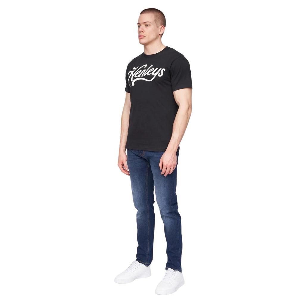 Henleys Mens Scripthen Logo T-Shirt
