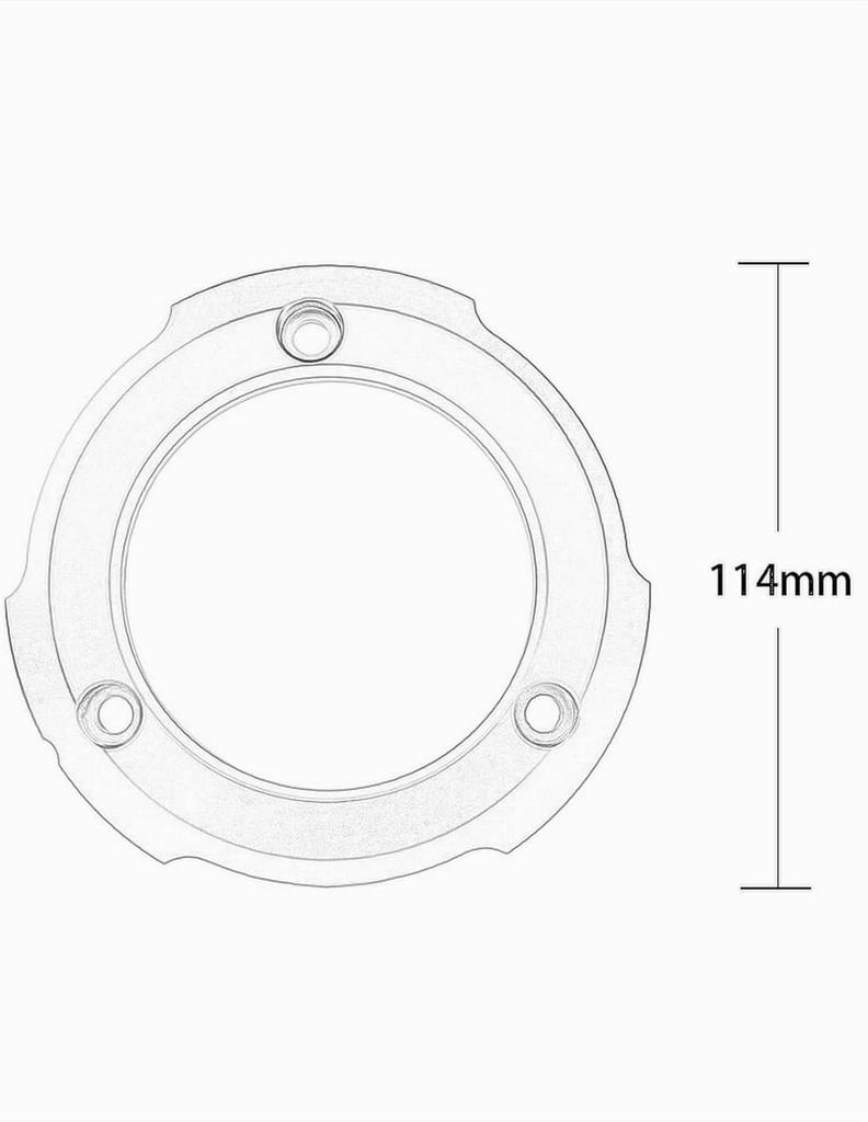 SHINKXMT Motorcycle Engine Cover Left Crank Case Cover Left Engine Stator Slider Ring Cover