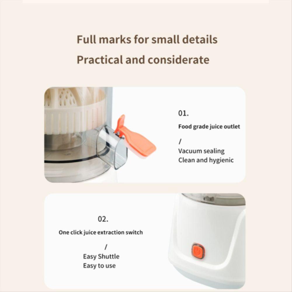 Automatic Extrusion Portable Juice Machine Rechargeable Fruit Juicer Blender  Vegetable Processing