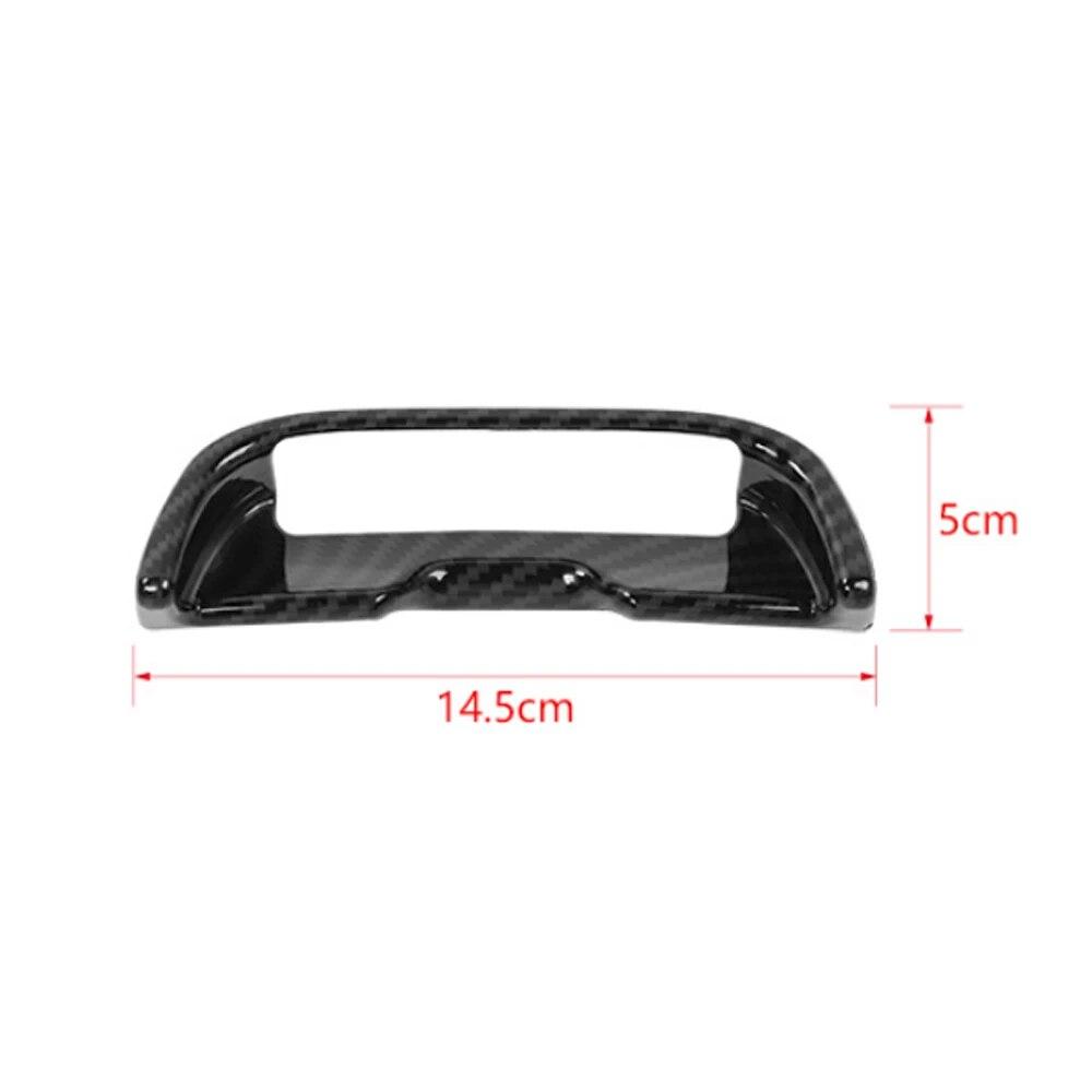 Auto Armlehne Aufbewahrungsbox Schalter Dekoration Abdeckung Aufkleber für Dodge Charger Chrysler 300C 2011-2023 Innenleisten Zubehör