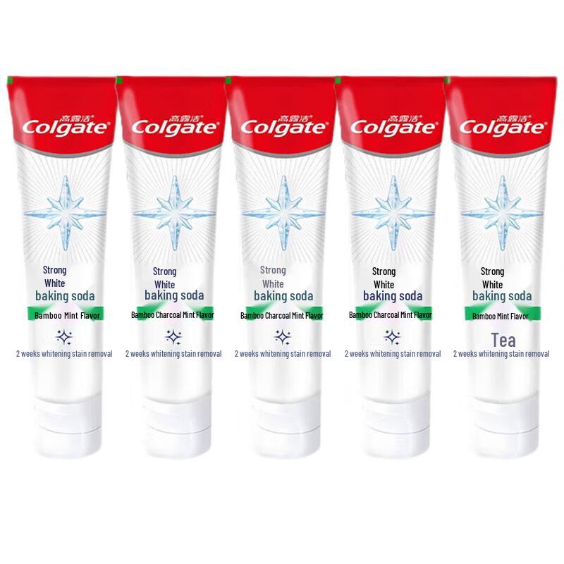Colgate Optic White Baking Soda Mint Toothpaste, 5-Pack