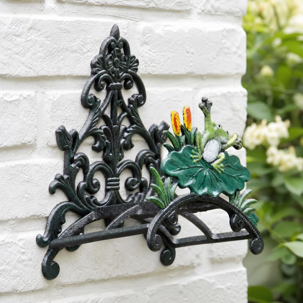 Gartenschlauchhalter mit dekorativem Frosch Robust für Hausbesitzer