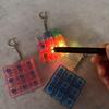 Klarer Klicker Dekompression Fidget Schlüsselanhänger Bunte Tastenkappe Knopf Fingerklicker Spielzeug Jungen Mädchen