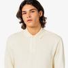 Lacoste Men's Ribbed Long-Sleeve Polo Shirt PH262E-55NXFJ
