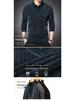 Woodpecker Men's Fleece-Lined Two-Piece Chenille Sweater with Shirt Collar