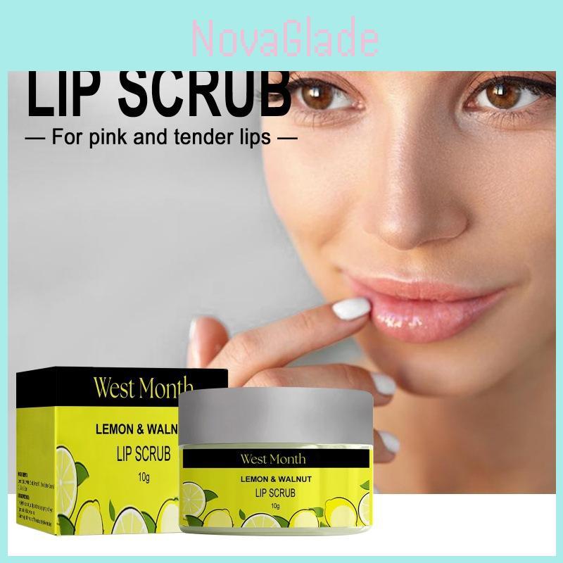 West Month Lip Scrub Exfoliating Treatment For Dry Lips Hydrating Nourishing Care