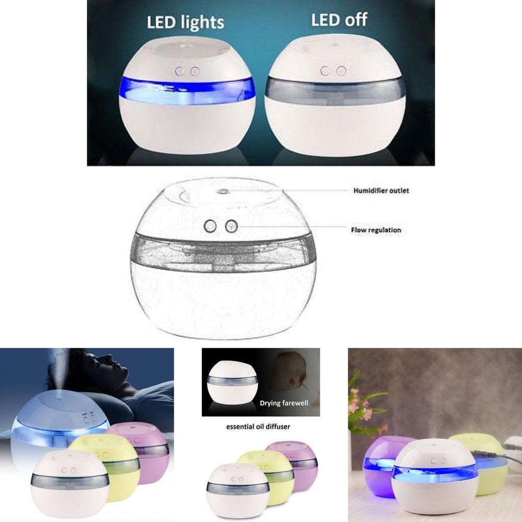 Compact Usb Mini Humidifier Ideal For Home And Office Silent Operation Aromatherapy